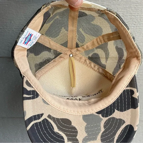 Vintage Ducks Unlimited Hunting Camo Hat Cap - Picture 14 of 15
